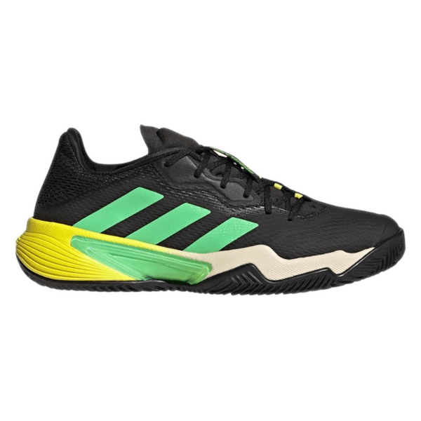 scarpa-adidas-barricade-nero-verde